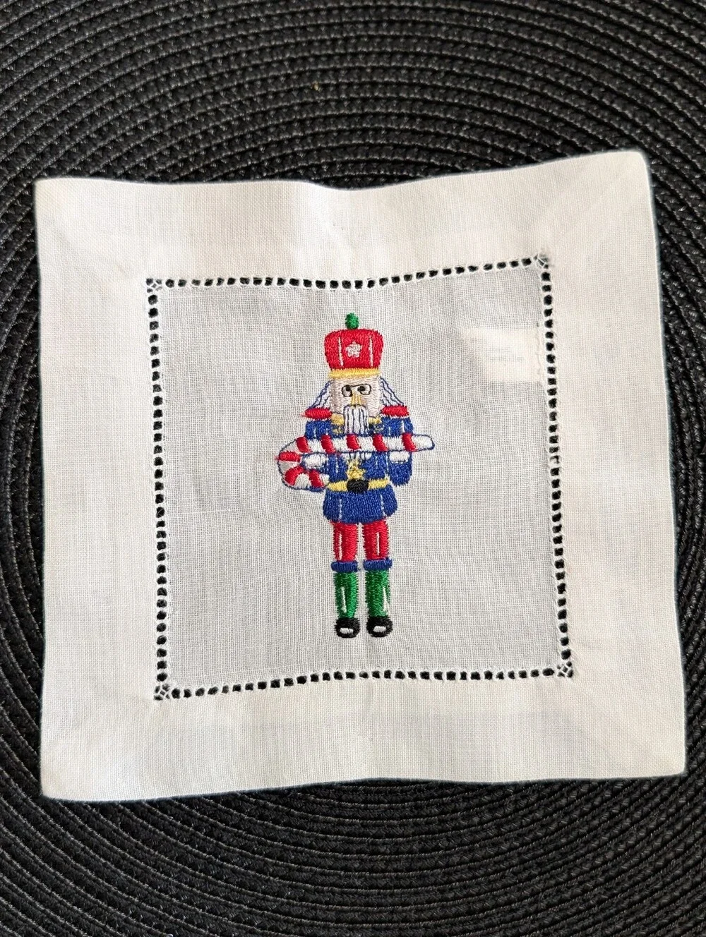 new set of 8 NUTCRACKER COCKTAIL NAPKINS